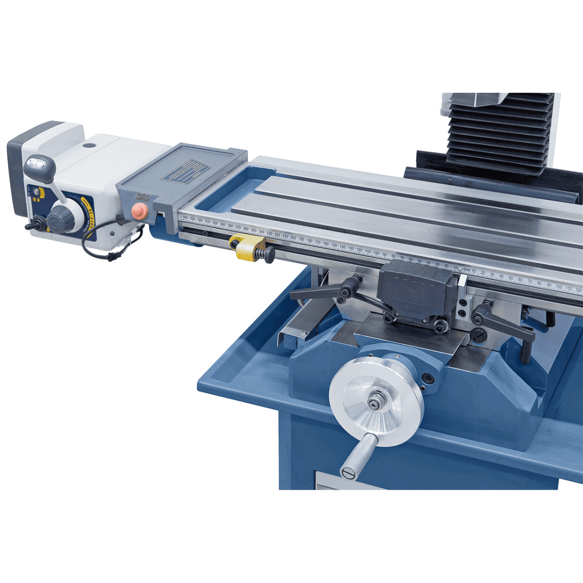 Bernardo BF 28 BDC Mill-Drill with 3-axis DRO ES-12 V and X-axis power feed AL 280 D