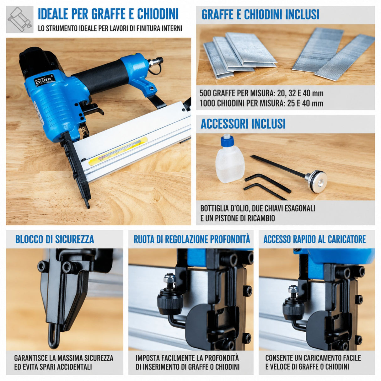 Güde Pneumatic Nailer