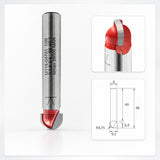 IGM M114 Round Nose Router Bit for Concave Grooves