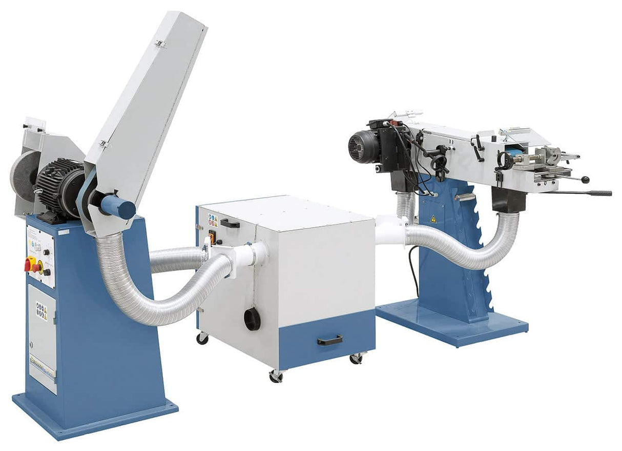 Bernardo MSA 1500 dust collector - capacity 1,500 m³/h, twin port Ø 100 mm, 1.5 kW 400V motor