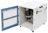 Bernardo MSA 1500 dust collector - capacity 1,500 m³/h, twin port Ø 100 mm, 1.5 kW 400V motor