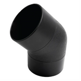 Krollit Extraction System Accessory 45° Curved Connector for 100 mm Extraction Hose
