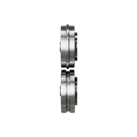 Rulli speciali Typ A1 con profilo da 1/4" installati su MSM 300 C per realizzare cordonature precise su lamiera.