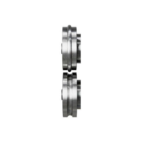 Rulli speciali Typ A2 con profilo da 5/16" installati su MSM 300 C per realizzare cordonature precise su lamiera.