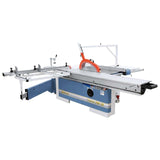 Vista della Topcut 3200 ER con carro in alluminio, lama da 400 mm, regolazione elettronica dell’altezza lama, incisore indipendente e accessori professionali per tagli di grande precisione.
