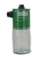 Separatore ciclonico Record Power Defender Interceptor montato a parete con sacco trasparente, ideale per migliorare l’efficienza dei sistemi di aspirazione da 100 mm.