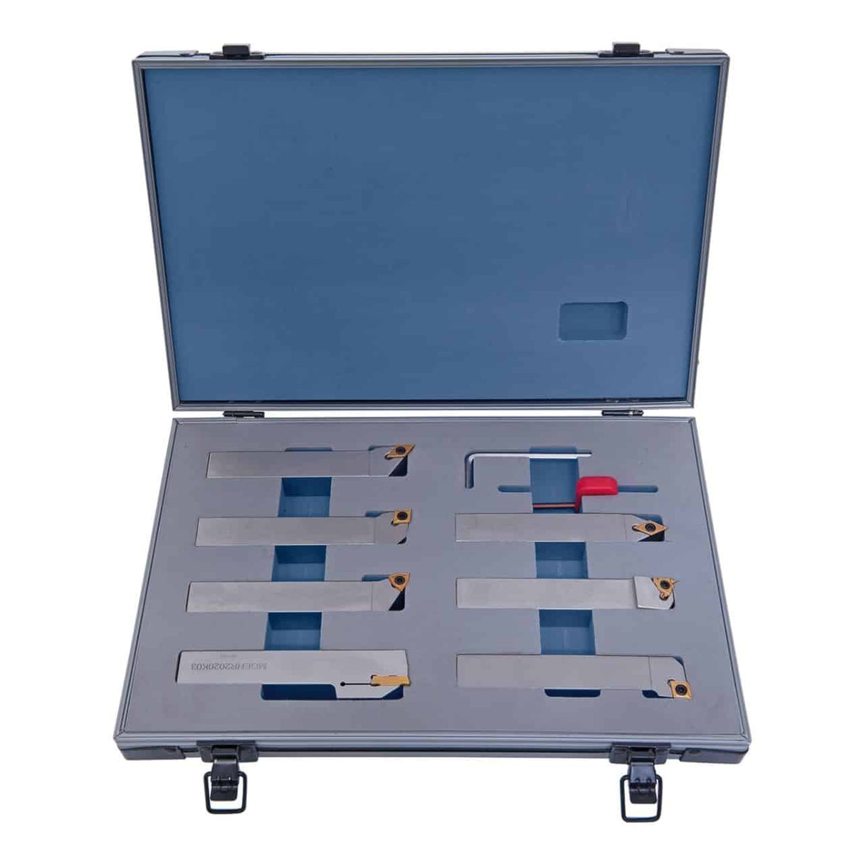 Bernardo Cutting Tool Lathe Tool Set with Carbide Inserts, 20 mm, Set P