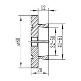 Accessory for Bernardo machine tool Premium M 70 chuck set