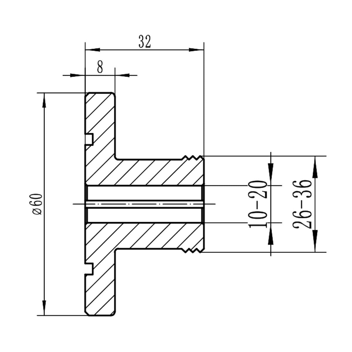 Accessory for Bernardo machine tool Premium M 70 chuck set