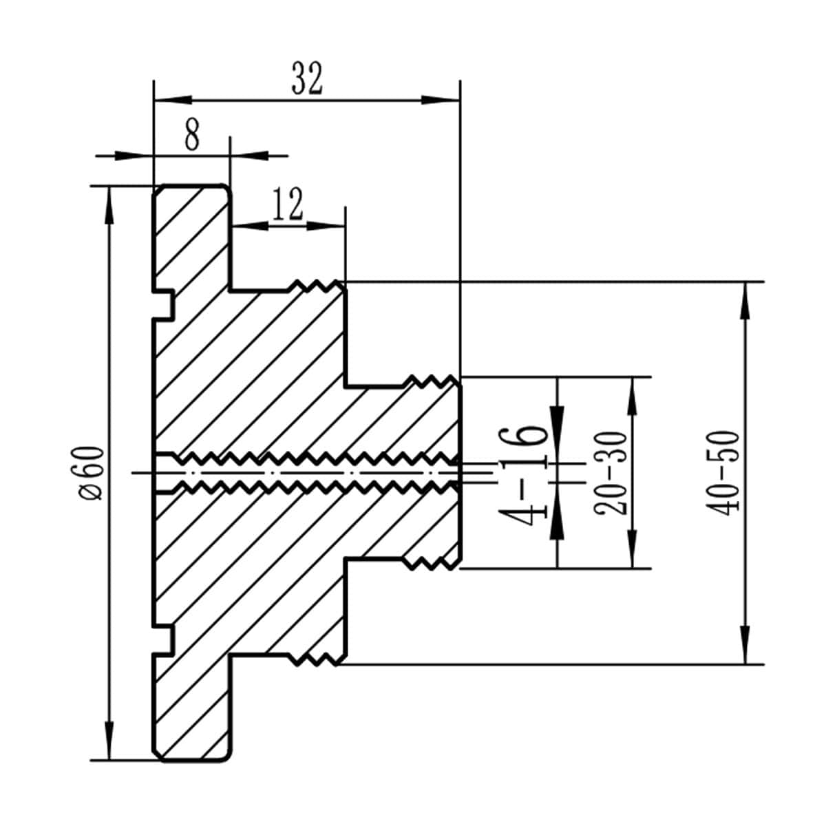 Accessory for Bernardo machine tool Premium M 70 chuck set