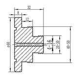 Accessory for Bernardo machine tool Premium M 70 chuck set