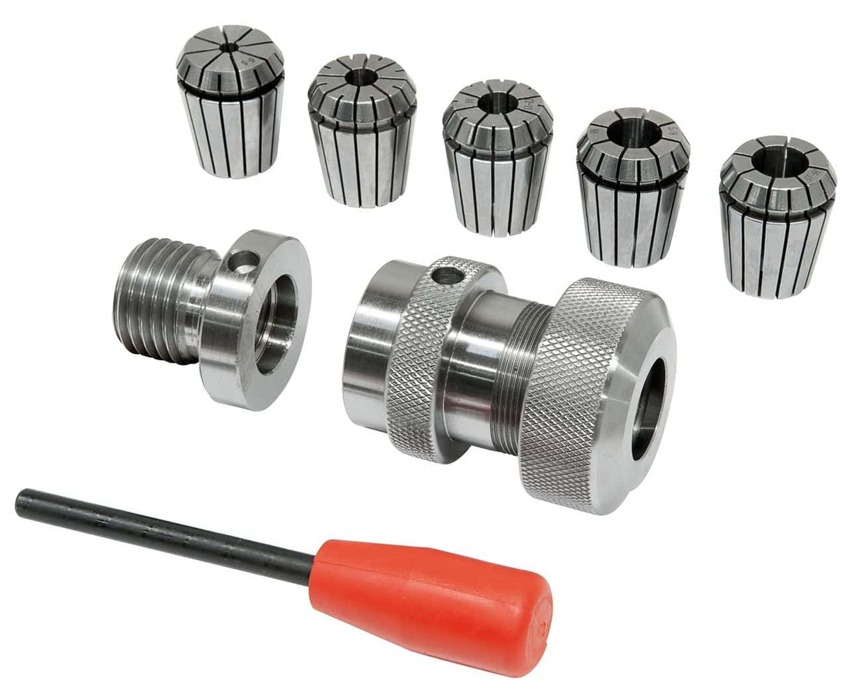 Bernardo Machine Tool Accessory Collet Set M 24 / M 33, 6 Pieces