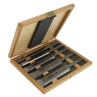 Narex Cutting Tool Machine Chisel Set in Wooden Box