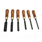 Narex Cutting Tool PREMIUM Curved Chisel Set in wooden box
