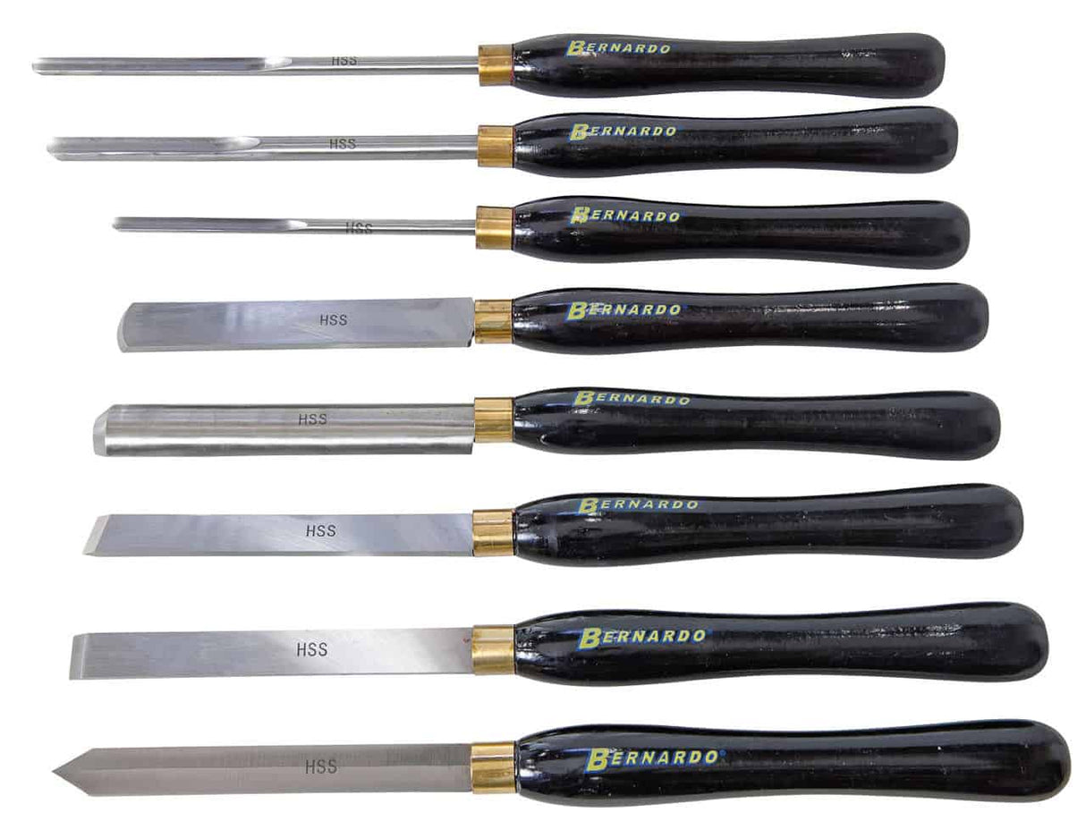 Bernardo Professional Rotary Blade Set HSS, 8 pcs/kit B