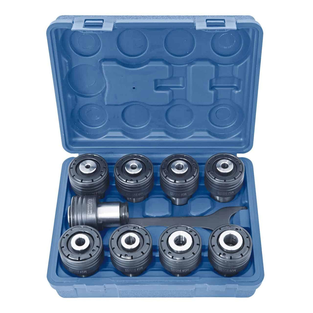Bernardo Machine Tool Accessory Quick-change chuck set M5 - M24 for TM 24 P / TM 24 E 01-14452