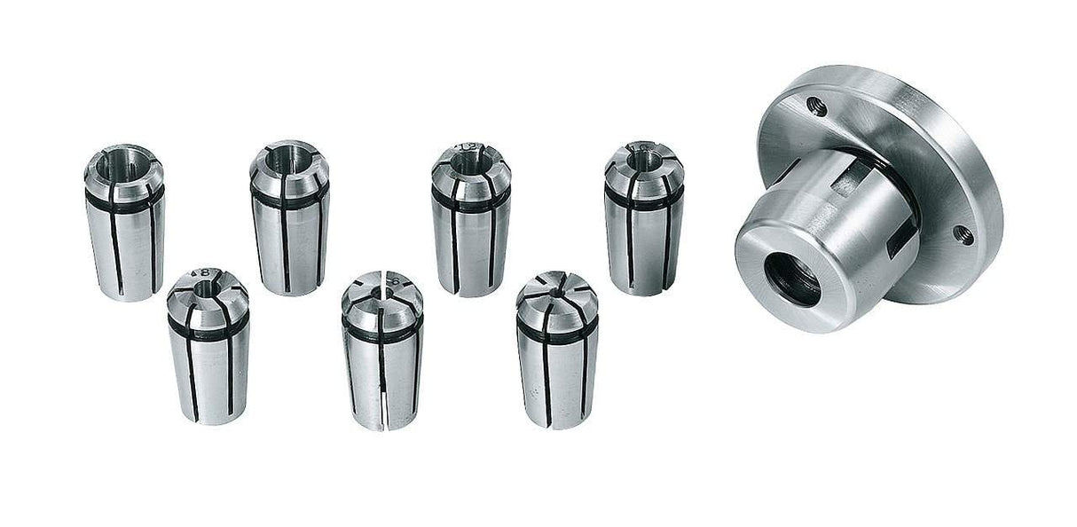 Accessory for Bernardo machine tool Collet chuck set 4-16 mm (8 pieces)