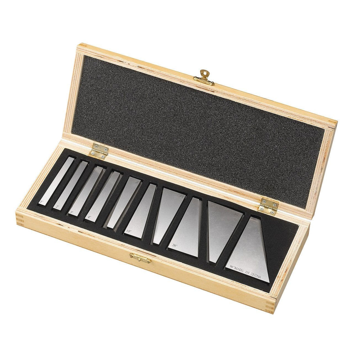 Bernardo Measuring Tool 10-Piece Precision Angle Gauge Set