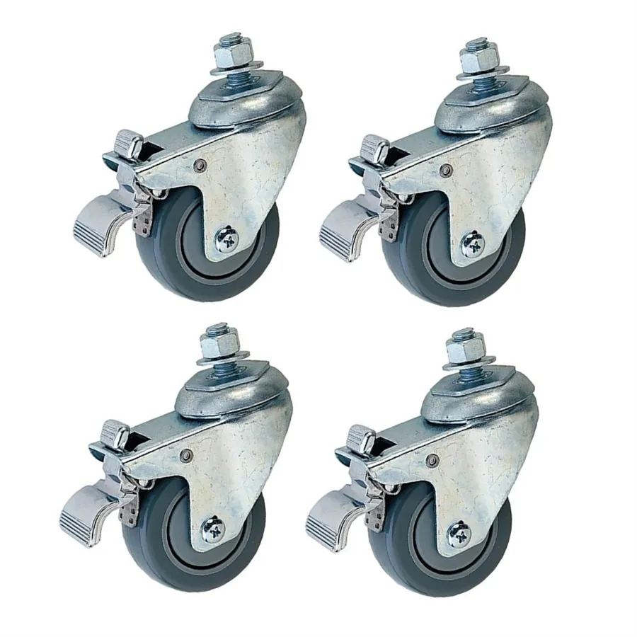 Set di 4 ruote professionali per Calibratrici LAGUNA SuperMax 1632 / 1938 con supporto da 450 kg. Ideali per spostamenti in laboratorio.