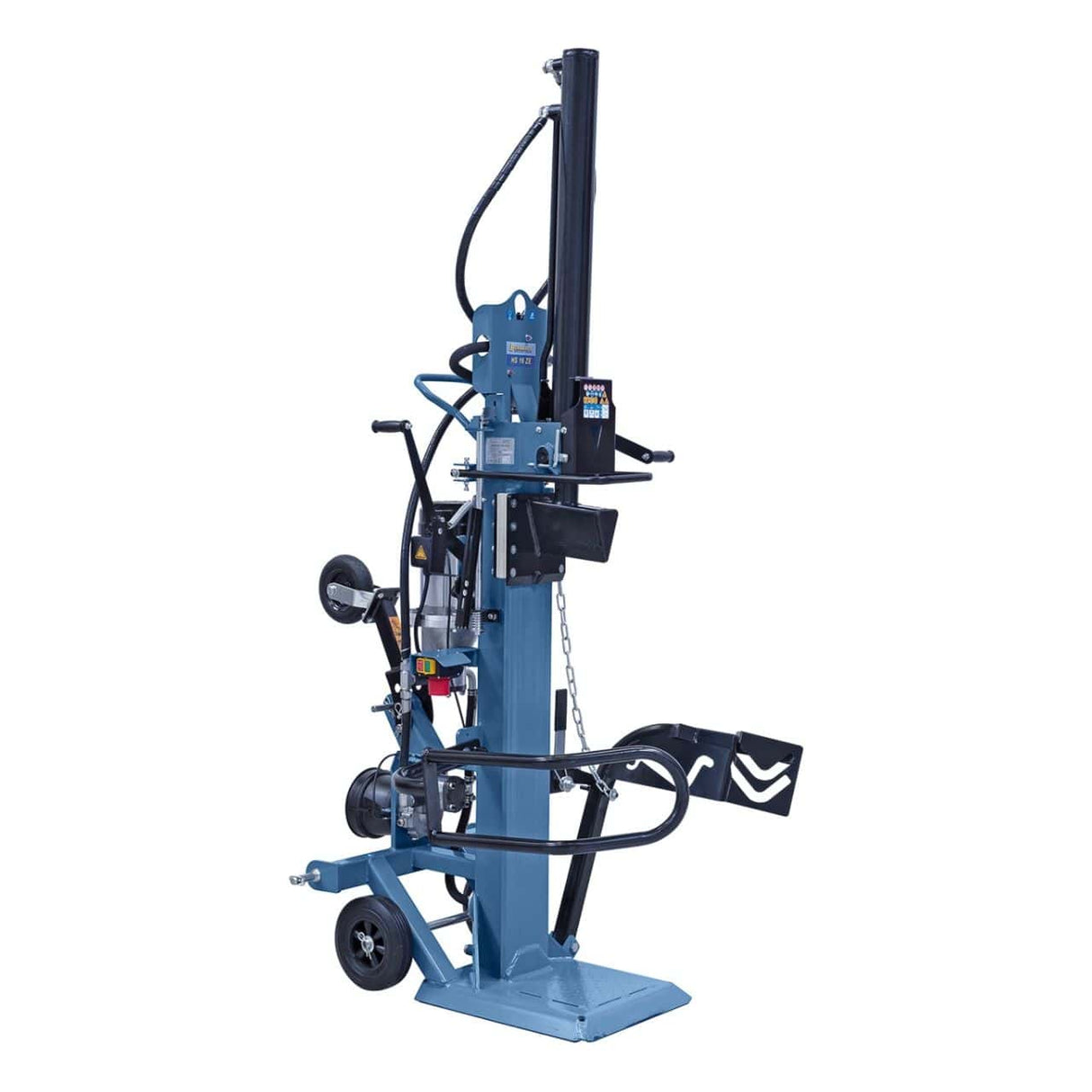 Bernardo HS 16 ZE vertical log splitter - 16 ton splitting force, dual power: 4.5 kW 400V three-phase electric + PTO shaft, weight 277 kg