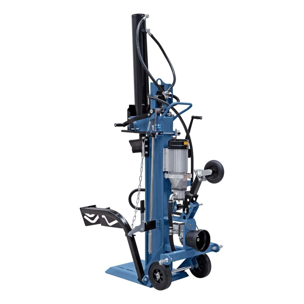 Bernardo HS 30 ZE Vertical Log Splitter – 30-ton splitting force, dual power: 5.5 kW 400V three-phase electric + PTO shaft, weight 372 kg