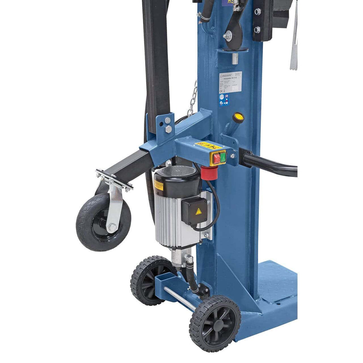 Bernardo HS 14 E Vertical Log Splitter – 14-ton splitting force, 3.5 kW 400V three-phase electric motor, 850 mm ram stroke, 185 kg weight