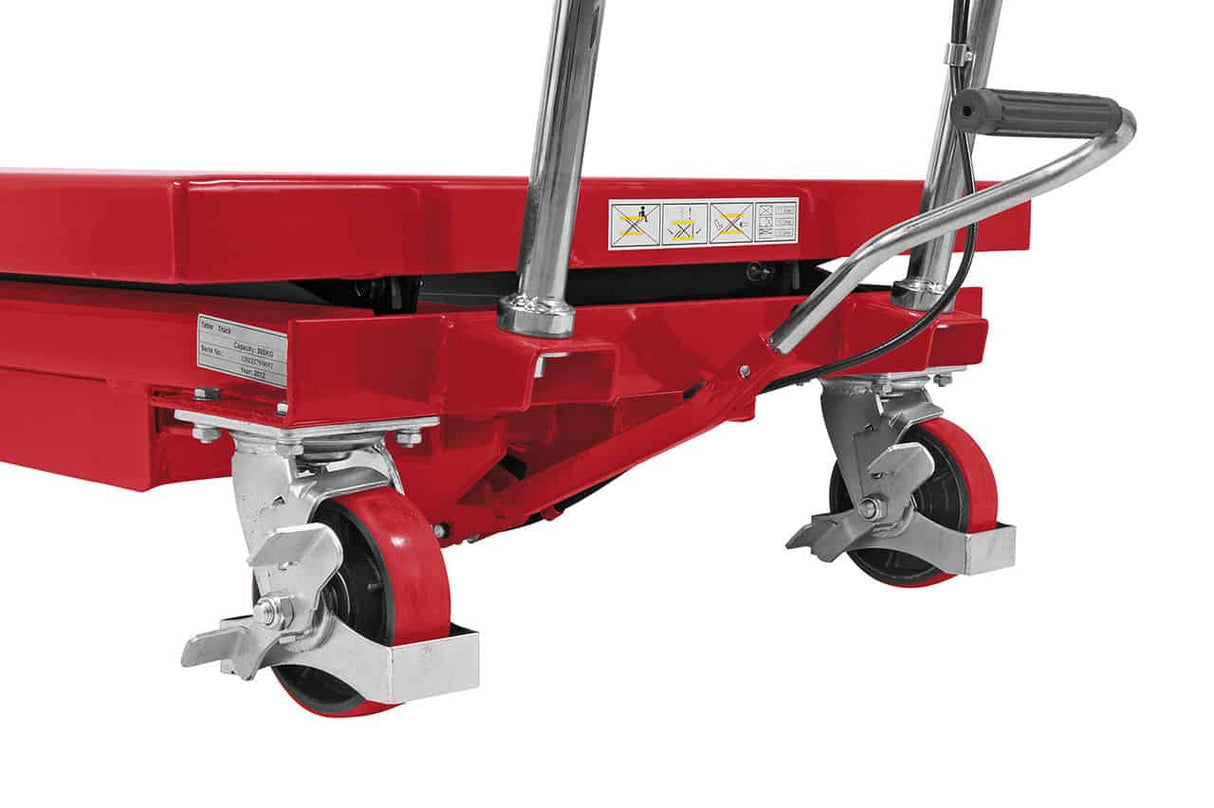 Hydraulic platform lifting table with large top TG 1000