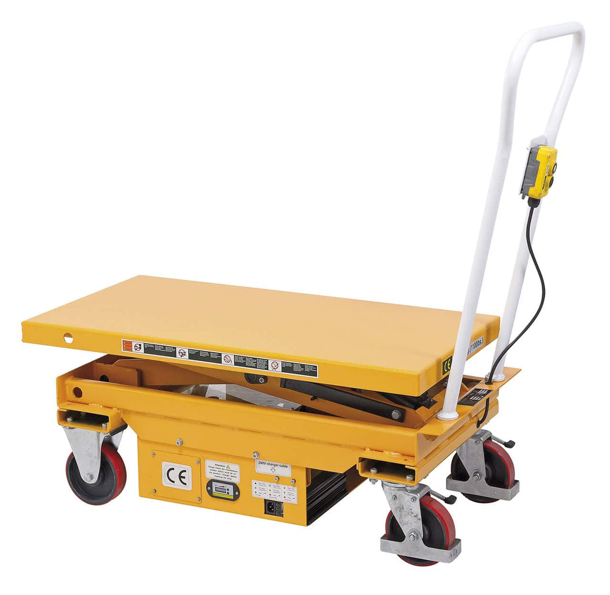 Bernardo ES 500 Semi-Electric Lift Table – capacity 500 kg, height 445-970 mm, single platform, weight 145 kg