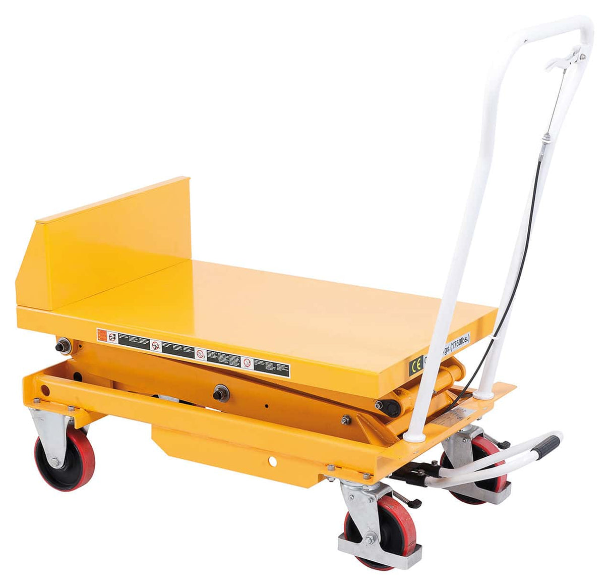 Bernardo HK 800 Lift and Tilt Table – 800 kg capacity, standard height up to 1000 mm, tilted position up to 1570 mm, weight 145 kg