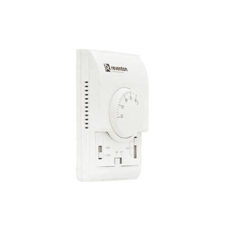 Termostato manuale per ambiente HC, progettato per regolare in modo semplice e preciso la temperatura interna, garantendo comfort e controllo efficiente del riscaldamento.