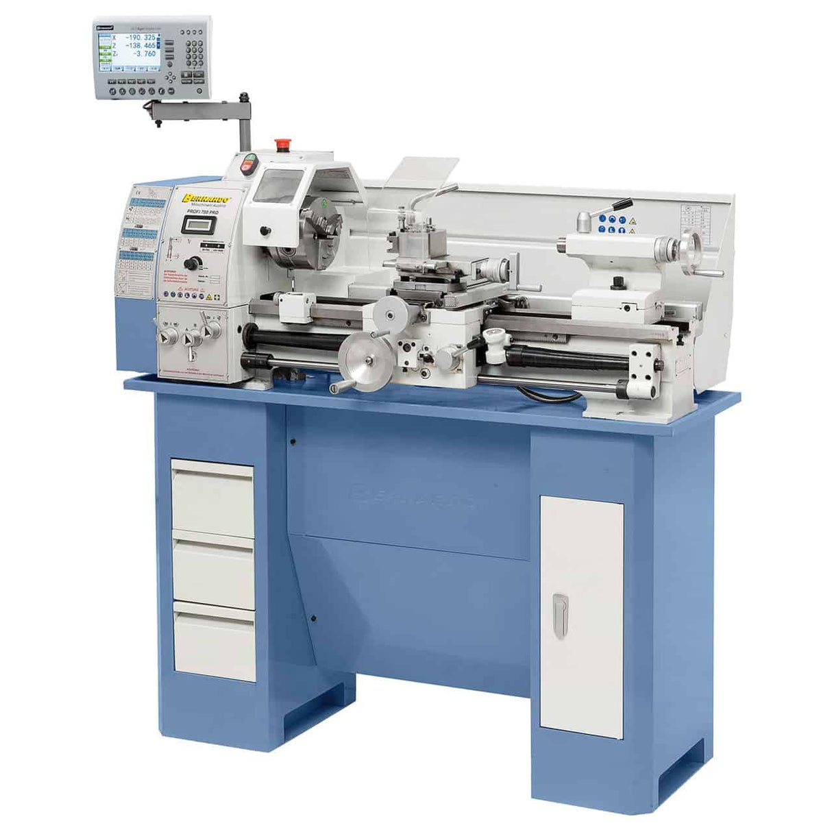 Bernardo Profi 700 PRO Vario Lathe / 230 V with DRO – Powerful and Versatile
