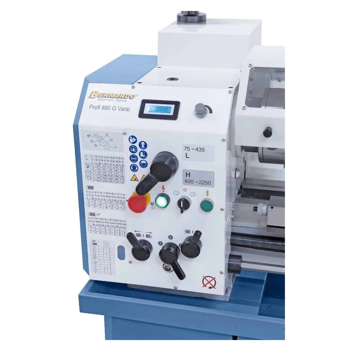 Bernardo Precision Profi 880 G Vario Lathe / 230 V – Powerful and Versatile