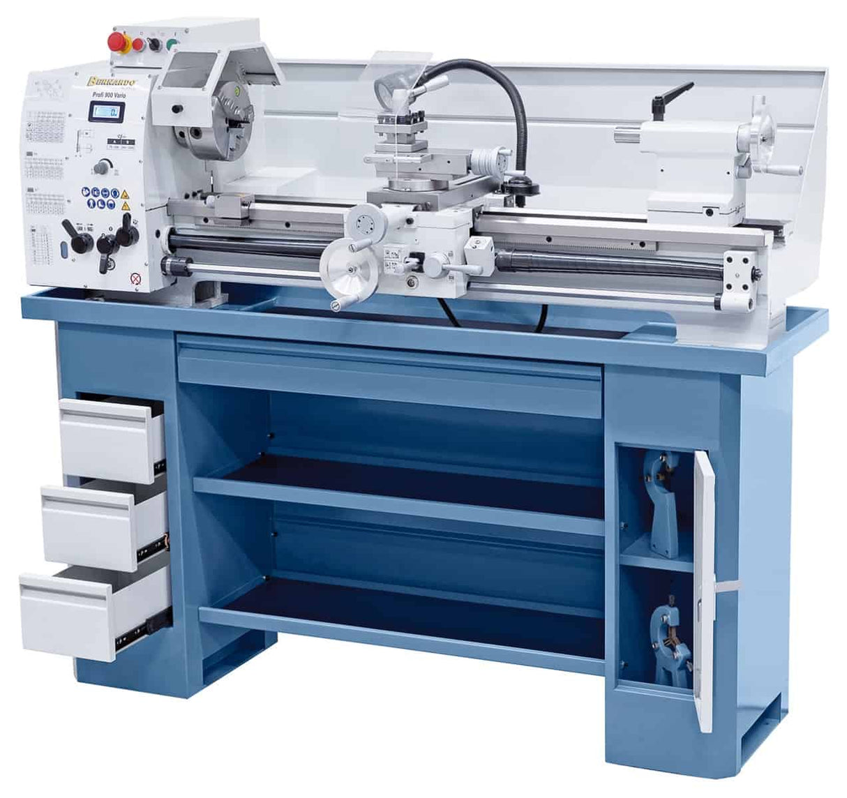 Bernardo Profi 900 Vario Lathe 400V – With electronic variable speed control