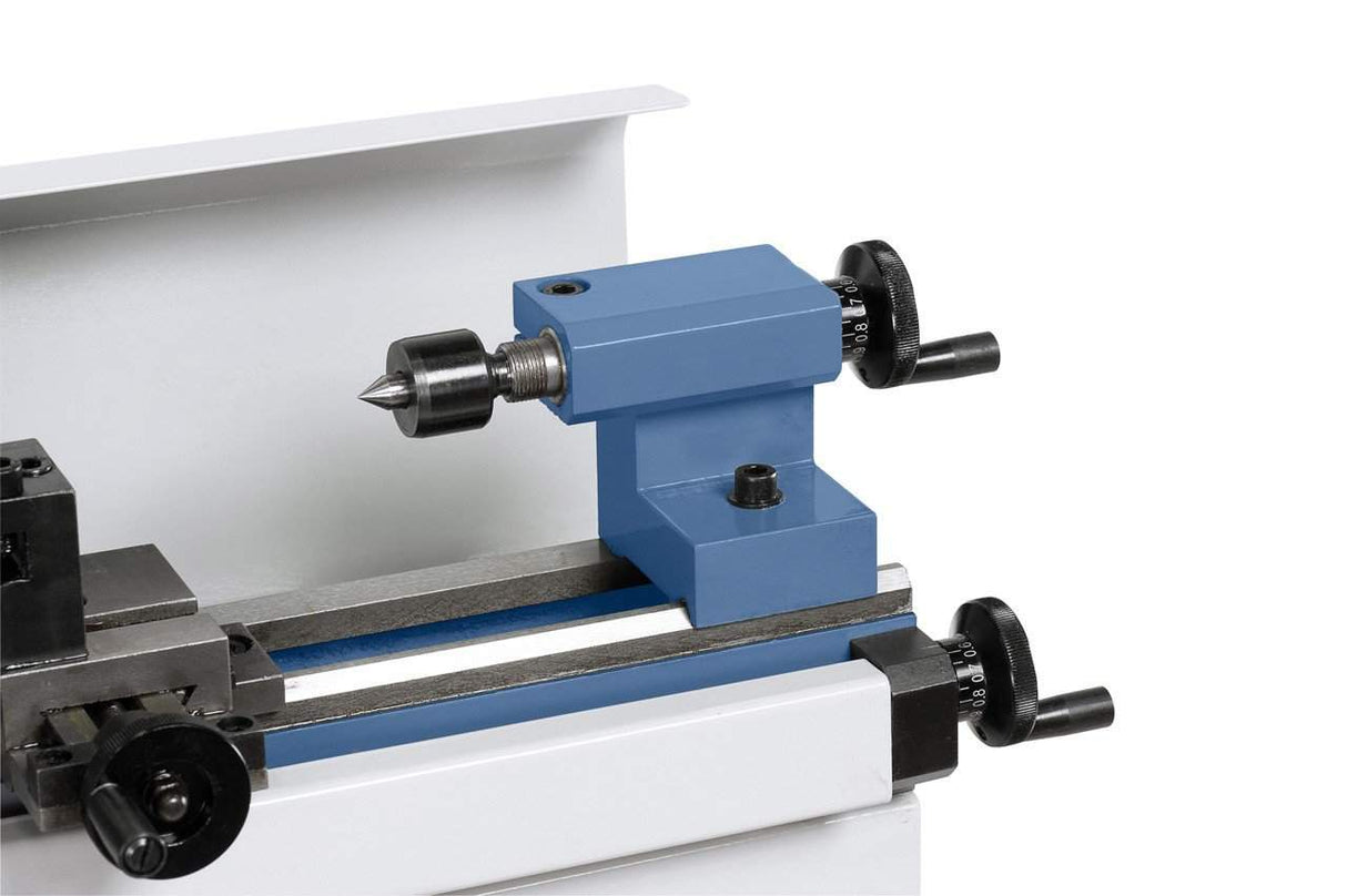 Bernardo Hobby 140 metal lathe – 140 mm distance between centers, 0.15 kW motor, 230V single-phase, 14 kg weight
