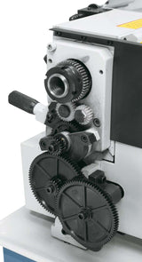 Bernardo Hobby 350 VD metal lathe – 350 mm center distance, digital display for speed + carriage, automatic feeds, 0.35 kW motor, 230V single-phase, weight 44 kg
