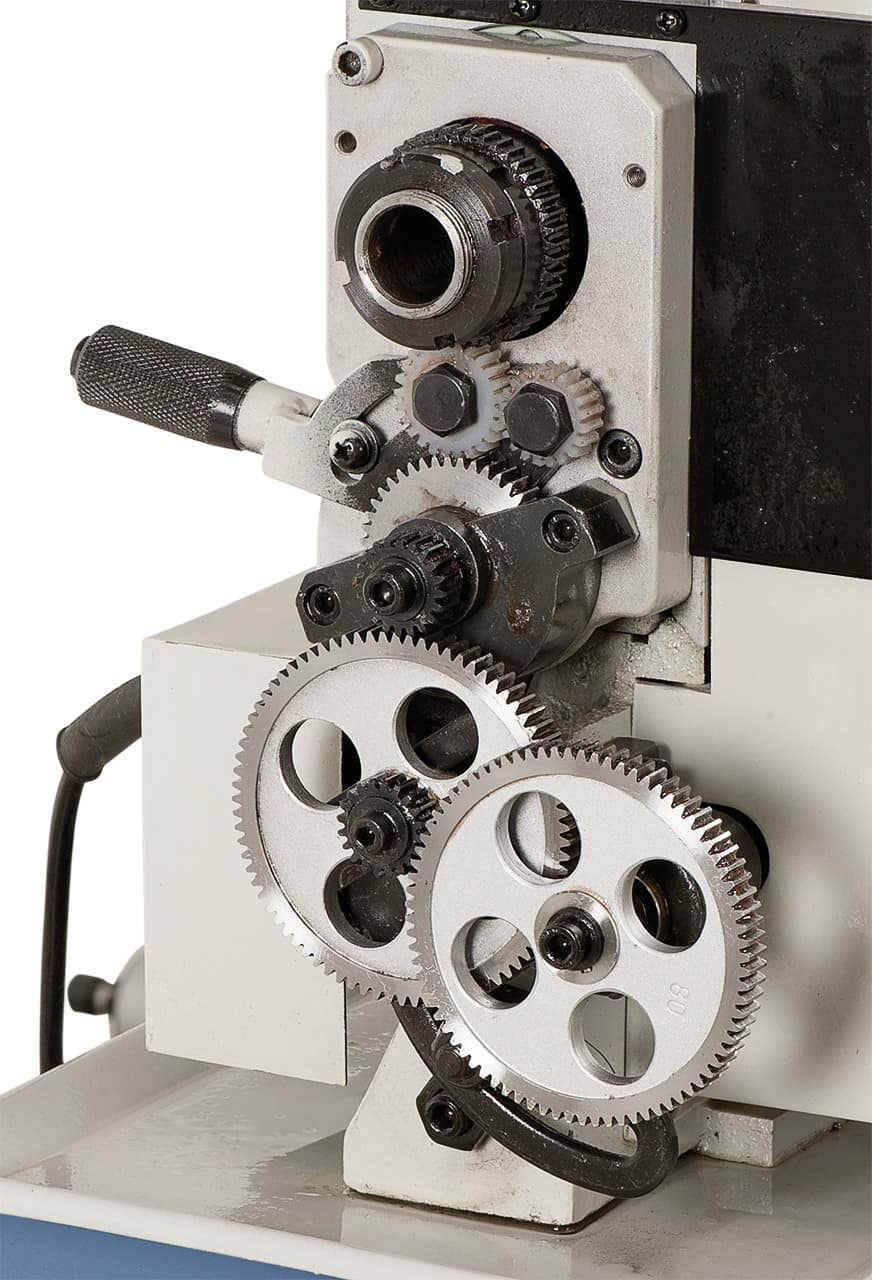 Metal Lathe Bernardo Hobby 350 VDM – center distance 350 mm, digital display for speed + compound rest, automatic feeds, 0.35 kW motor, 230V single-phase, weight 44 kg