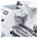 Bernardo Profi 450 S Vario metal lathe – center distance 450 mm, Ø 230 mm swing over bed, spindle bore Ø 20 mm MK 3 taper, 0.9 kW 230V single-phase motor, digital speed display, weight 112 kg