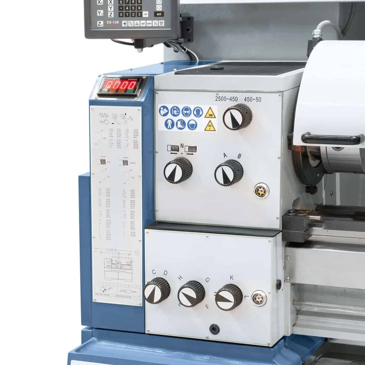 Metal Lathe Bernardo Compact 400 V with 3-axis DRO ES-12 V