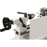 Bernardo Hobby 350 VD metal lathe – 350 mm center distance, digital display for speed + carriage, automatic feeds, 0.35 kW motor, 230V single-phase, weight 44 kg