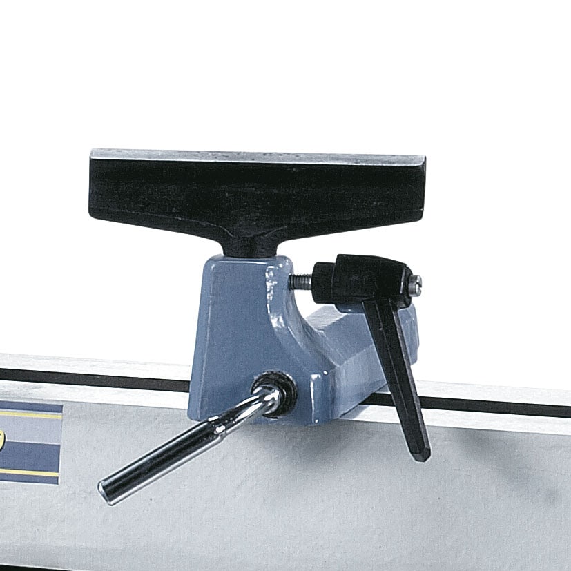 Bernardo DM 450 woodturning lathe – 420 mm distance between centers (up to 980 mm with extension), 260 mm swing over bed, M33 × 3.5 spindle, 0.44 kW 230V single-phase motor, 33 kg weight