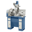 Tornio-fresatrice Bernardo Proficenter 550 WQV con mandrino da 125 mm, testa fresante inclinabile e visualizzazione digitale, ideale per officine e hobbisti avanzati.