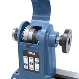 Bernardo VDM 500 wood lathe – distance between centres 520 mm, Ø 360 mm over bed, M33 × 3.5 spindle, 0.75 kW 230V single-phase motor, LED display, weight 50 kg