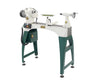 Tornio per legno Record Power Coronet Regent con struttura in ghisa, velocità regolabile elettronicamente e grande capacità di tornitura fino a 1000 mm, ideale per lavorazioni professionali.