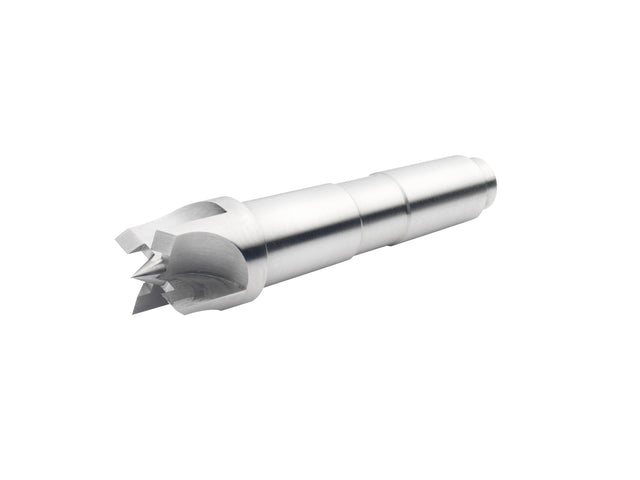 Trascinatore Record Power Coronet Hawk a 4 rebbi da 22 mm con cono Morse MT2, ideale per tornitura tra le punte di pezzi grandi e legni duri.