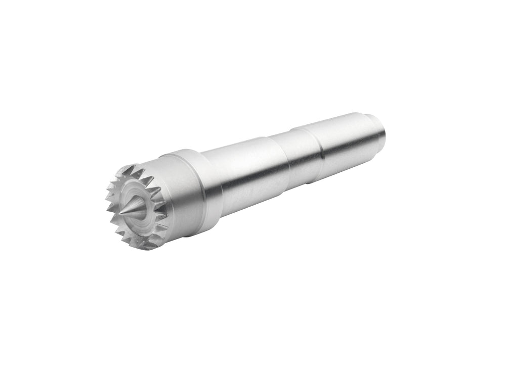 Trascinatore multi-dente Record Power Coronet Hawk da 22 mm con cono Morse MT2, ideale per tornitura stabile, fusi e pezzi incollati con carta.