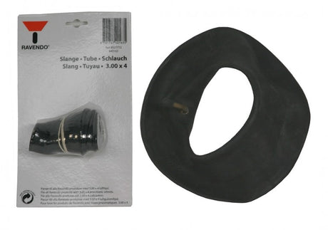 Tubo interno Ravendo per ruota carriola 3.00x4 in gomma resistente, compatibile con carriole da cantiere e da giardino