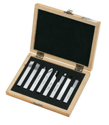 Bernardo Cutting Tool Set 8 HSS Lathe Tools 12 mm in Case