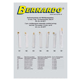 Bernardo Lathe Cutting Tool with Tin Coating, 12 mm, N Kit