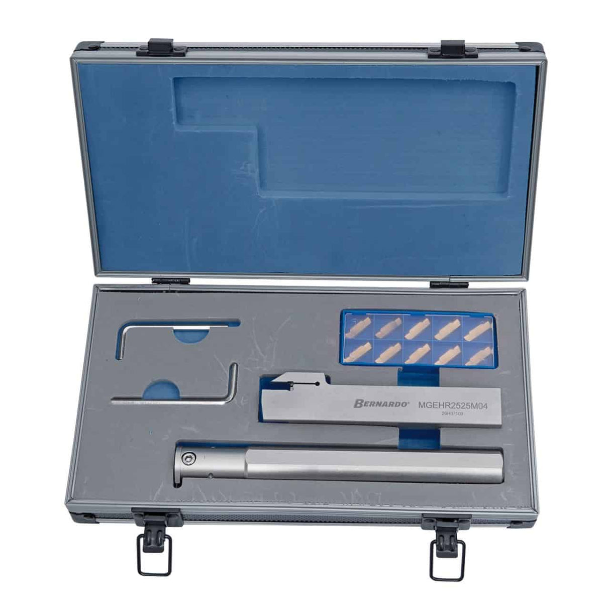 Bernardo Lathe Grooving Cutting Tool HM 25 mm with Indexable Inserts - 2 Pieces 44-2082