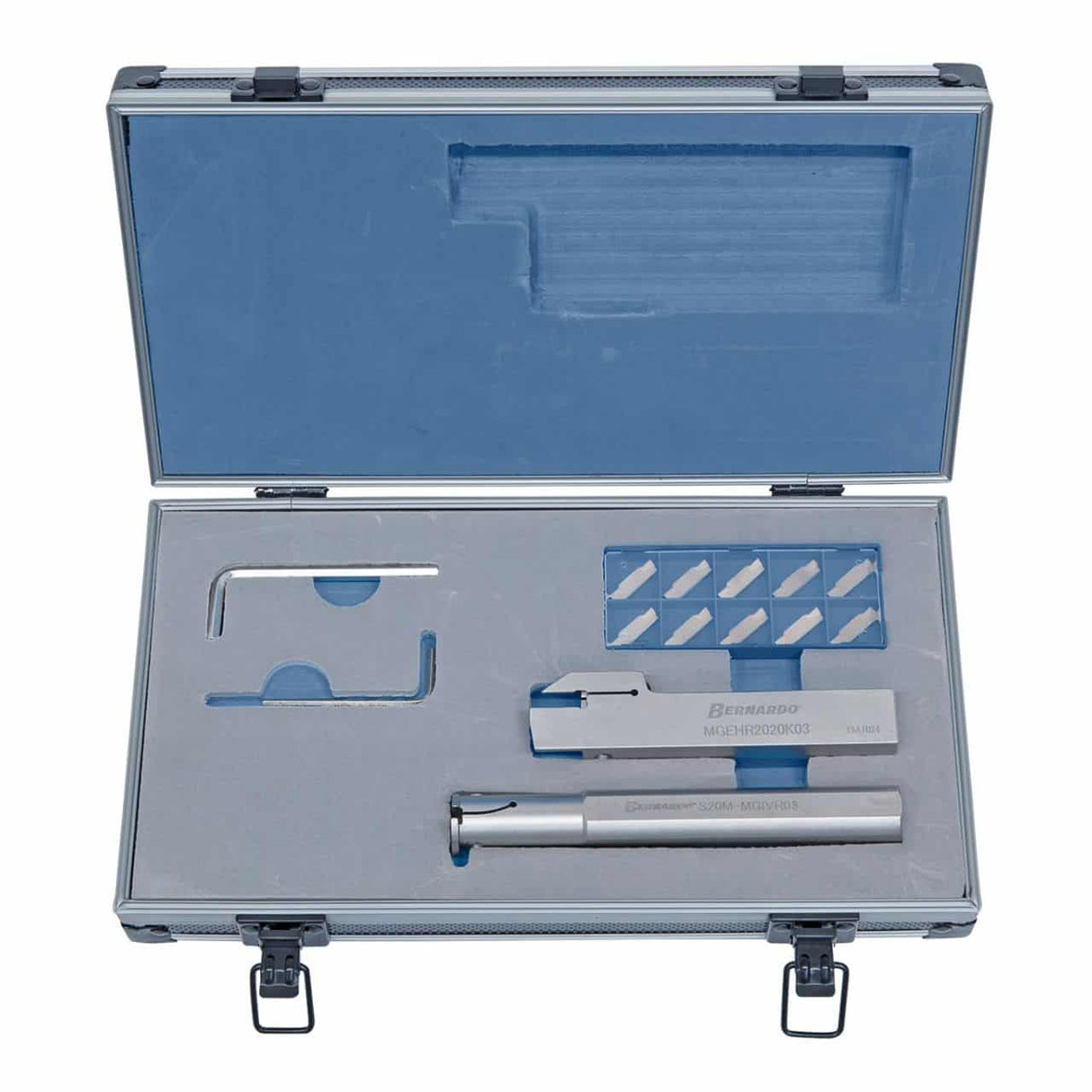 Bernardo Lathe Grooving Cutting Tool HM 20 mm with Removable Inserts - 2 Pieces 44-2081